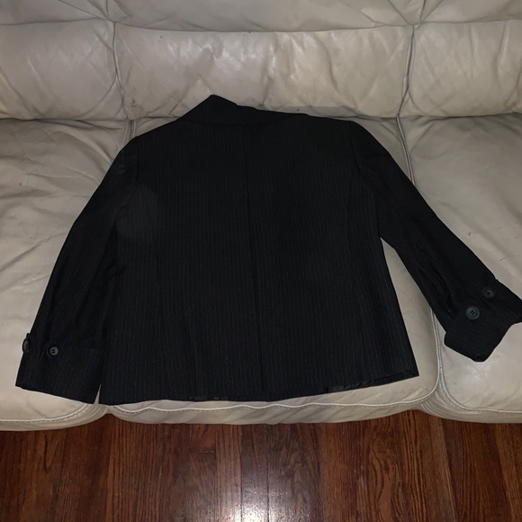 Black pinstripe blazer - Picture 2 of 2